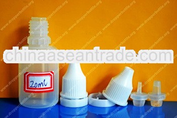 20ml PE Plastic E-cigarette Dropper bottle for Liquid medicine manufacture