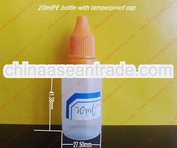 20ml PE eye eliquid jar squeeze Dropper bottle for Liquid medicine manufacture