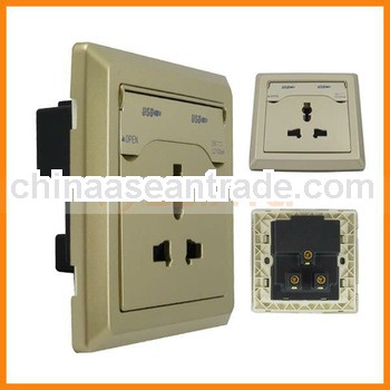 2100mA AC110- 250V /10A Universal dual USB port wall socket for ipad for iphone