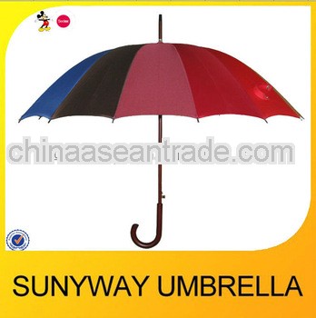 21inches*8ribs high fashion wooden shaft umbrella colored