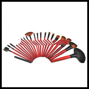 22pc Professional makeup brush in pouch bag