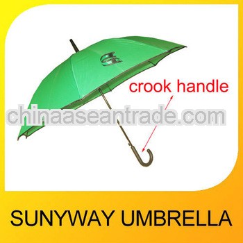 23'' 8K auto straight sun green umbrella