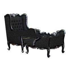 March Carved Sofa with Foot Stool Upholstered