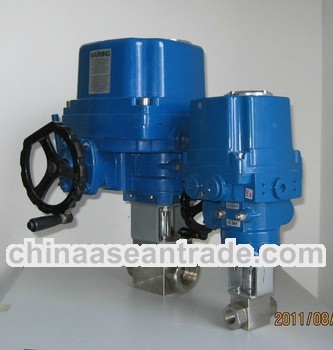 24V DC stainless steel ball valve high pressure valve