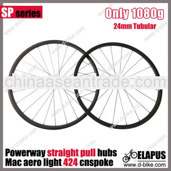 24mm tubular 700c full carbon cheap road bike wheels Only 1080g/pair!!