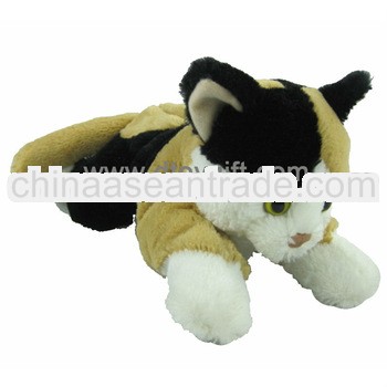 25cm laying plush stuffed toy cat