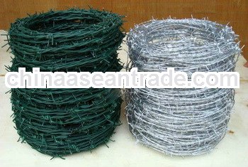 25kg/roll galvanized barbed iron wire