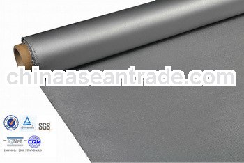 25oz 0.7mm silicon coated fiberglass fireproof thermal insulation fabric