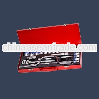 25pcs hand tool set for car,1/4 inch drive socket wrench set