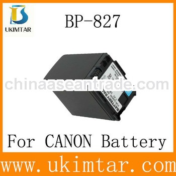 2670mAh 7.4V Camera battery BP-827 for Canon Camcorder with high quality factory supply