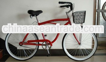 26" men red beach cycle/bicycle/bike