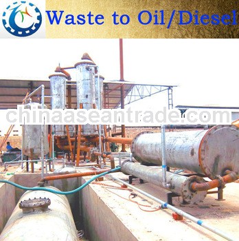 2800*6000 waste tire and plastic refining equipment