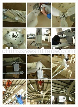 2KW horizontal easy installed wind power generator with CE certificate