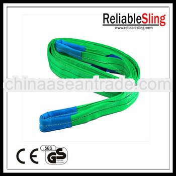 2Ton Green 7:1 60mm Polyester Webbing Sling