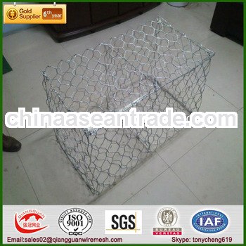 2X1X1 Galvanized Maccaferri Gabion Box+BV SGS ISO9001 Certification