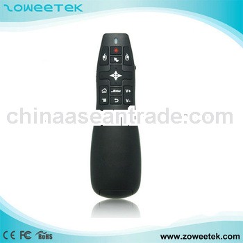 2.4GHz wireless air fly mouse remote control plug and play presenter