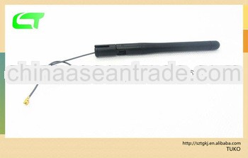 2.4G Rubber Antenna Vsat Antenna 1.13Cable 100mm IPEX Connector
