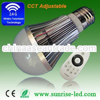 2.4G wifi wireless remote control intelligent light led bulbs