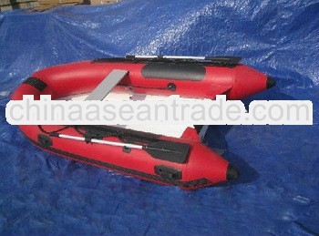 2.5m small inflatable fiberglass fishing bait boat for sale