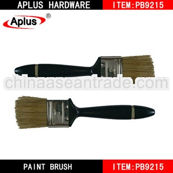 2'' natural bristle brush with wood handle