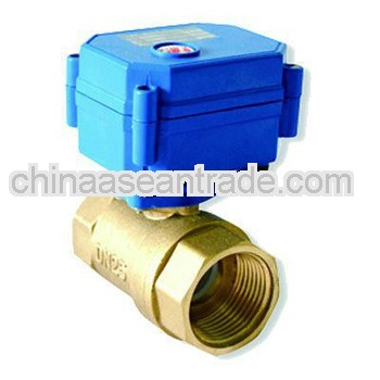 2 way brass electronic ball valve 6v 12v 24v 110v 220v