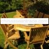 Montserrat Java Teak Patio Furniture Set for 10