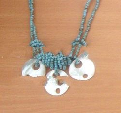 necklace shell with bead