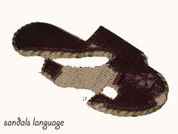 sandals language