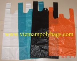 Vest carrier poly plastic bag made in 