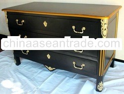 Wooden Louis Commode Cabinet with Drawers - Indonesia Furniture