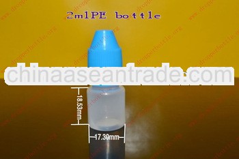 2ml eliquid juice squeeze empty bottle with Tamperproof cap