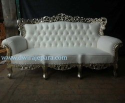  furniture of baroque sofa furniture 3 seater - mahogany furniture