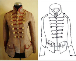 Suede Fabric Custom Made Fashion Jacket