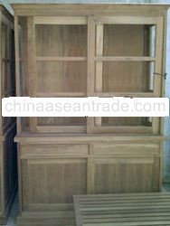 Display Cabinet 2 Doors & 2 Drawers