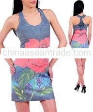 Racer Back Lace Rose Dress