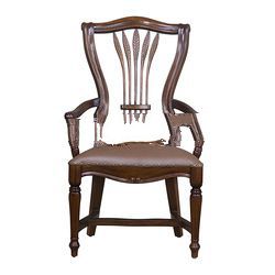 Mahogany Xavi Carved Dining Chair