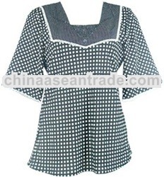 Bib Polka Dot Blouse