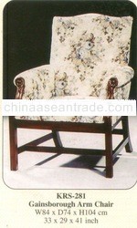 Gainsborough Arm Chair Mahogany Indoor Furniture