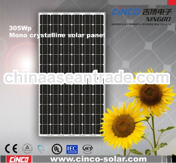 305W Mono crystalline solar panel, PV solar module