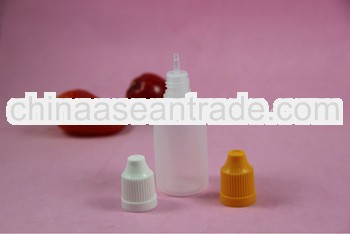 30ml PE dropper bottles with child resistance cap with long thin tip