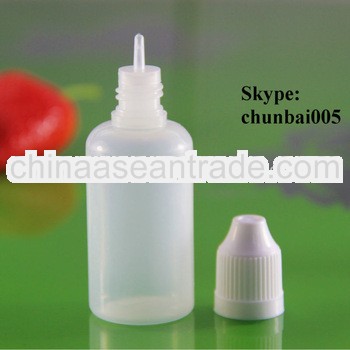 30ml plastic dropper bottles with cheap price with with childproof cap with long thin tip