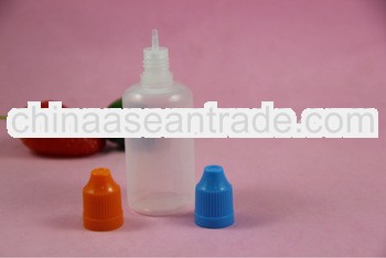 30ml plastic dropper bottles with child resistance cap with long thin tip