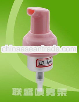 30mm with big cap Plastic foaming pump with two dosage 0.4ml and 1.6ml for choice