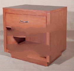 Modern Solid Wood Barberry Hotel Nightstand with 1 Drawer