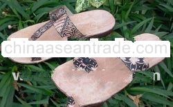 Batik Leather Sandals