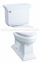 Kohler K-3819-0 Memoirs Comfort Height Two Piece Elongated 1.6 Gpf Toilet