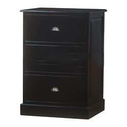 Black Painted Chest of Drawers