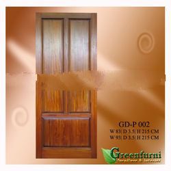 Wooden Door Three Panels