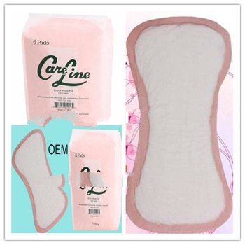 380mm high abosorbency female sanitary pad