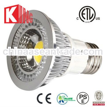 38 degrees 6w dimmable cob led par20 ETL